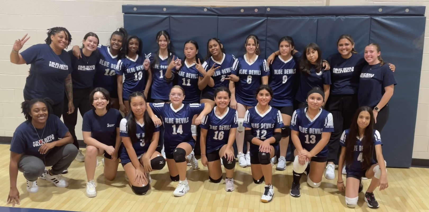 girls volleyball game